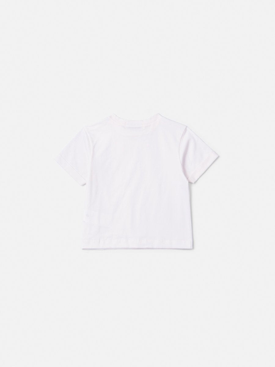 Off Blouse with Chain