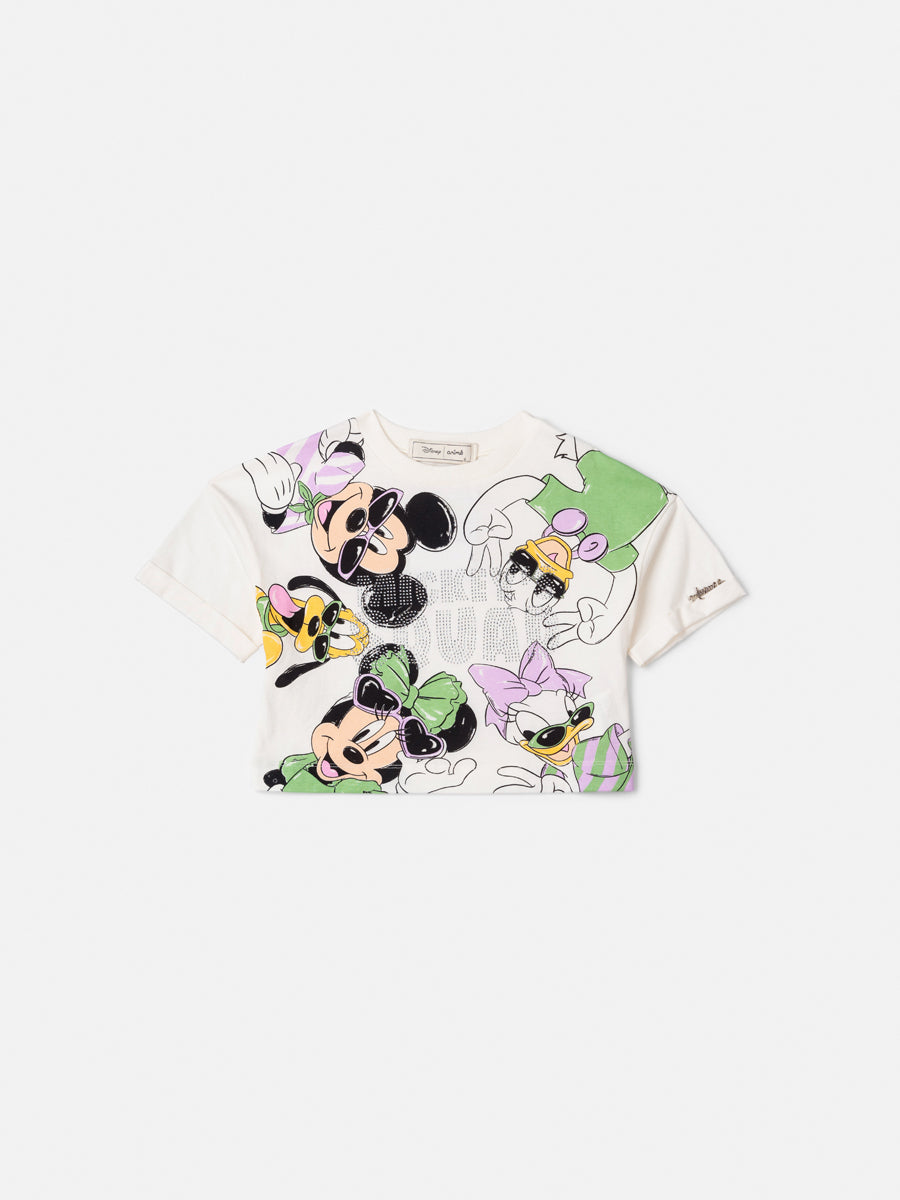 Mickey Squad Blouse with Rhinestones