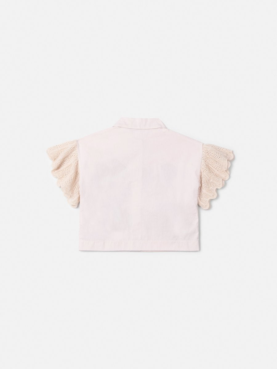 Disney Shirt with Knitted Sleeve