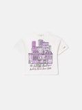 Off White Printed Blouse