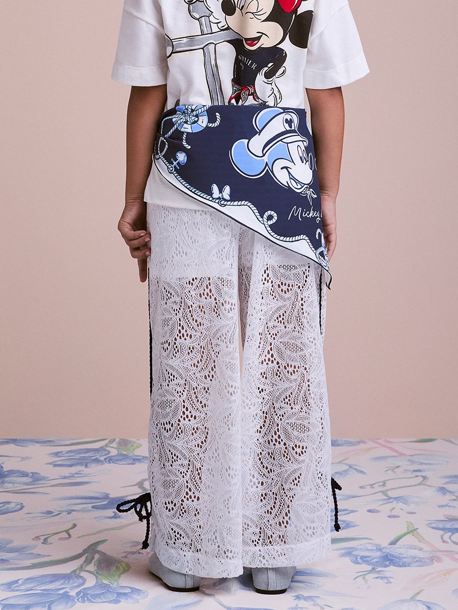 Children's Lace Pants with Lace