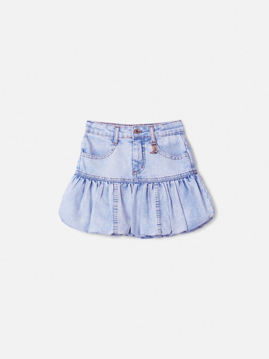 Traditional Balloon Children's Denim Skirt