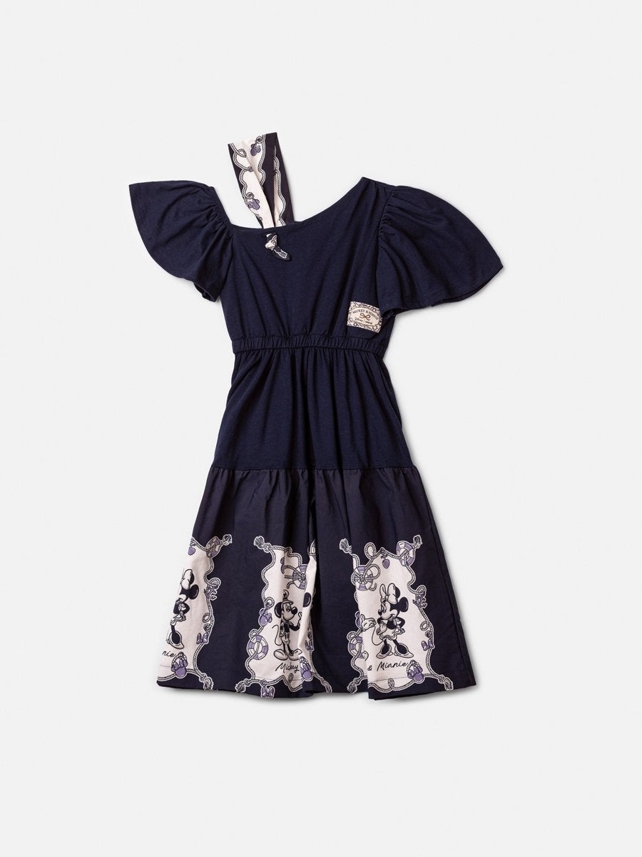 Disney Children's Navy Dress with Scarf