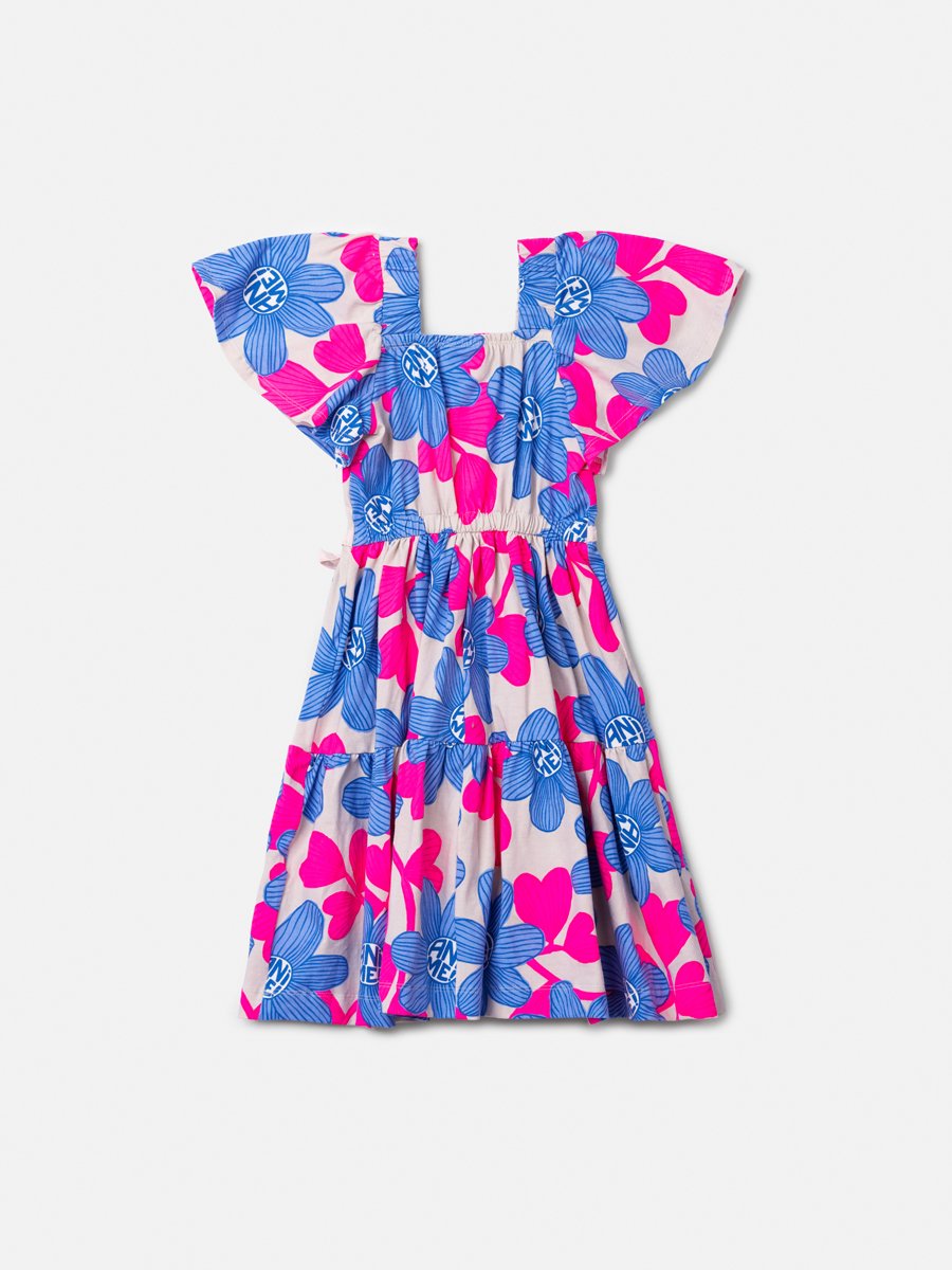 Delicate Blue Floral Children's Dress