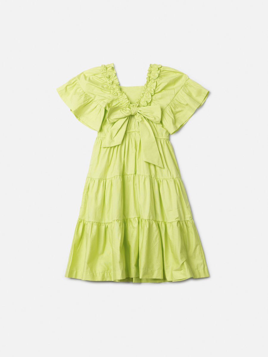 Lima Children's Tricoline Dress with Bow