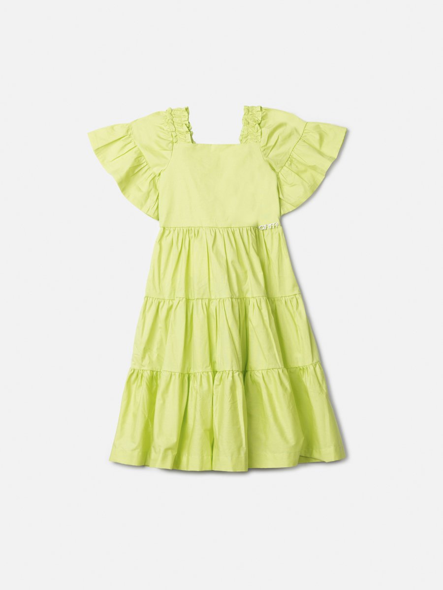 Lima Children's Tricoline Dress with Bow