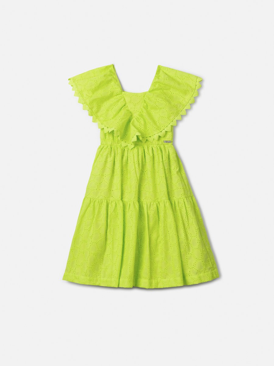 Laise Children's Dress with Hollow Hearts