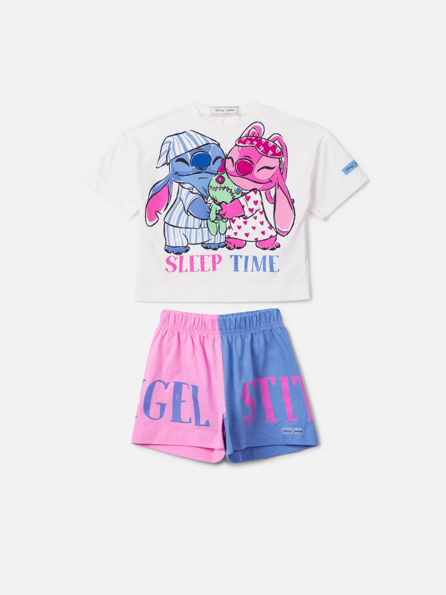 Stitch and Angel Pajama Set
