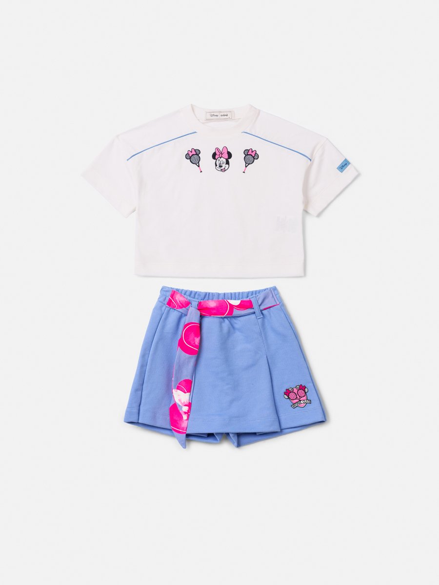 Minnie Children's Set with Disney Pleated Skirt