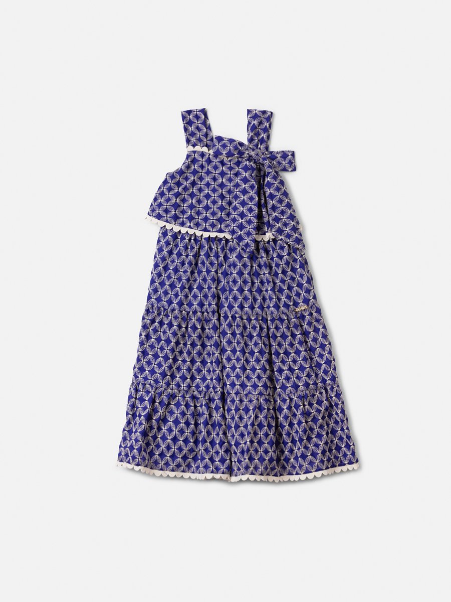 Children's Dress with Embroidery and Lace