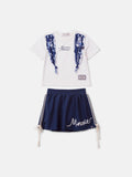 Children's Set with Navy Scarf