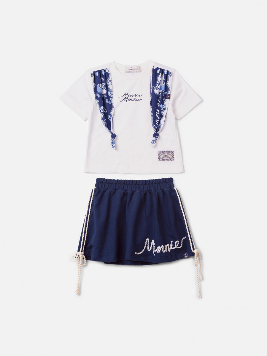 Children's Set with Navy Scarf