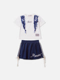 Children's Set with Navy Scarf