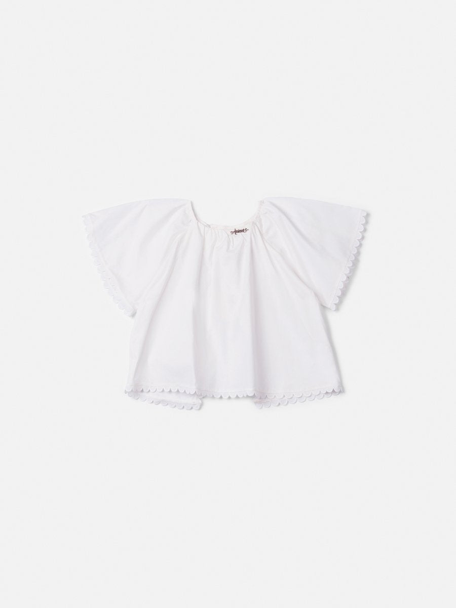 Blouse with Sianinha and Opening on the Back