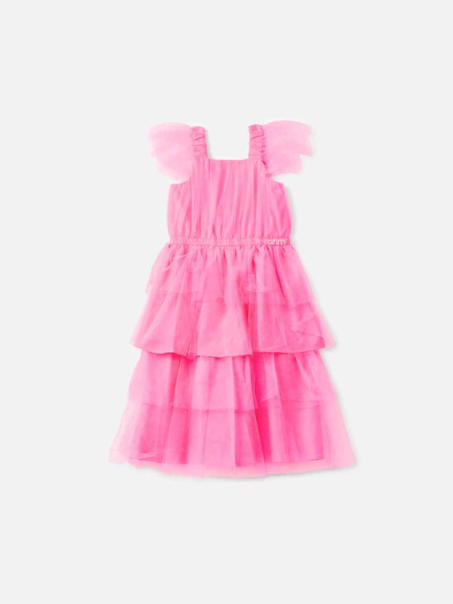 Children's Tulle Dress with Ruffles