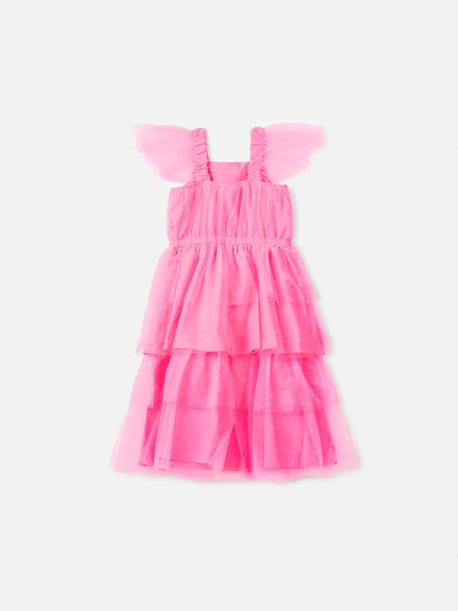 Children's Tulle Dress with Ruffles
