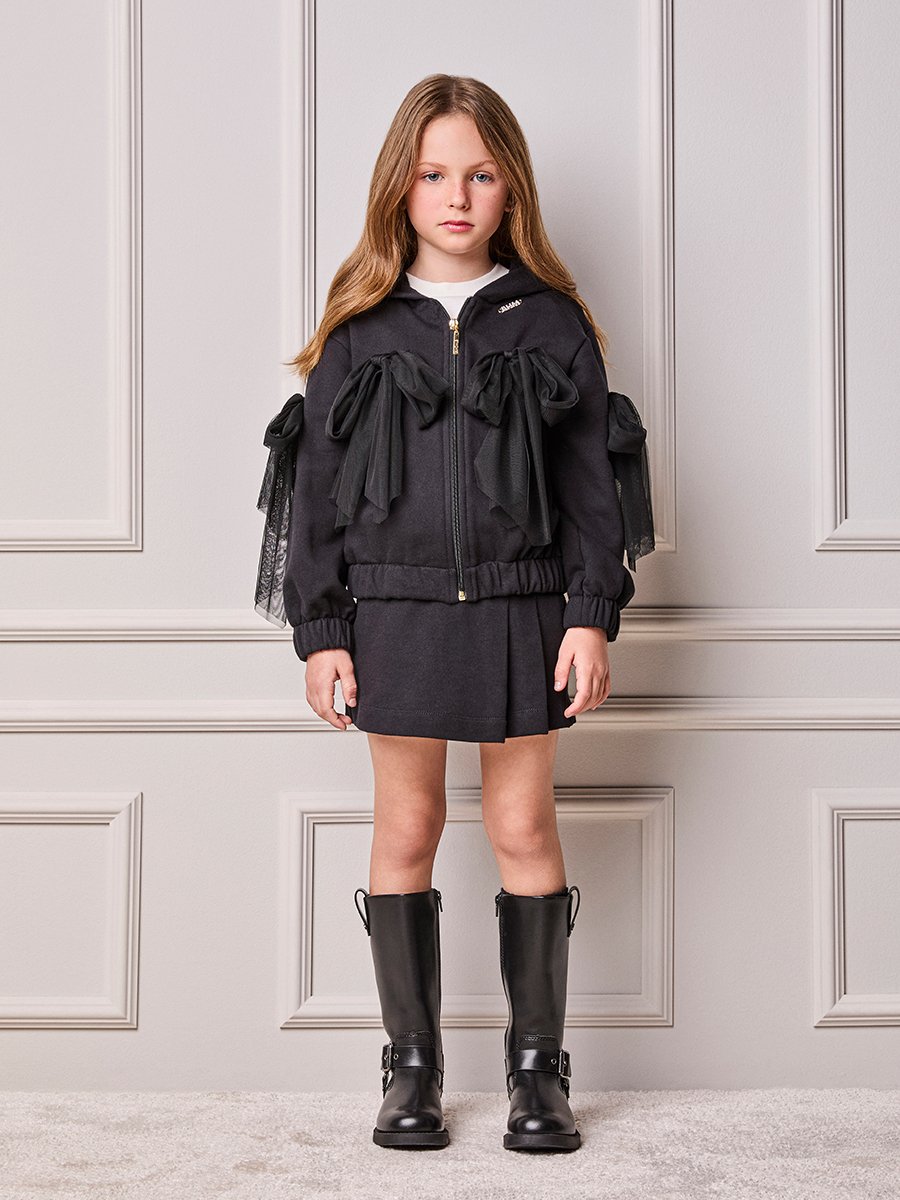 Girls' Anime Jacket with Tulle Bows