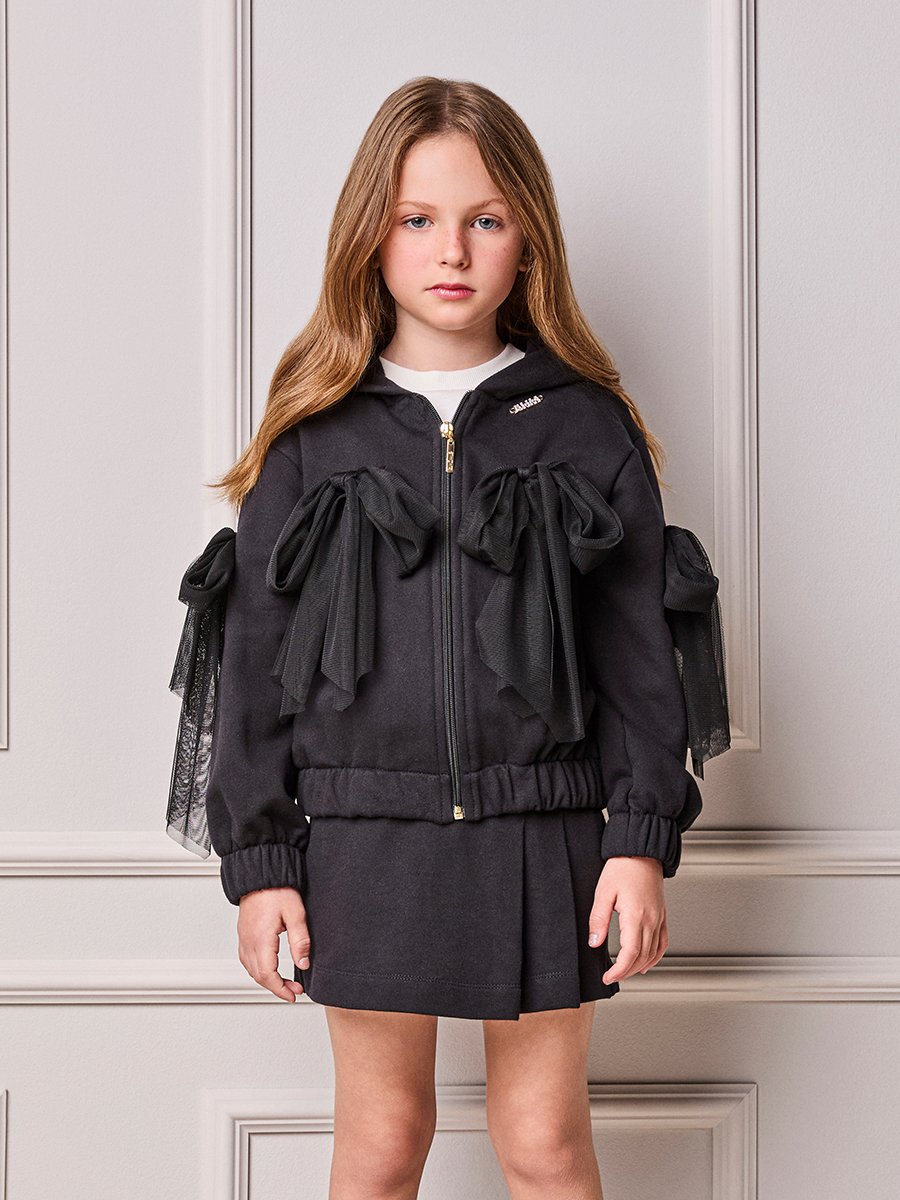 Girls' Anime Jacket with Tulle Bows