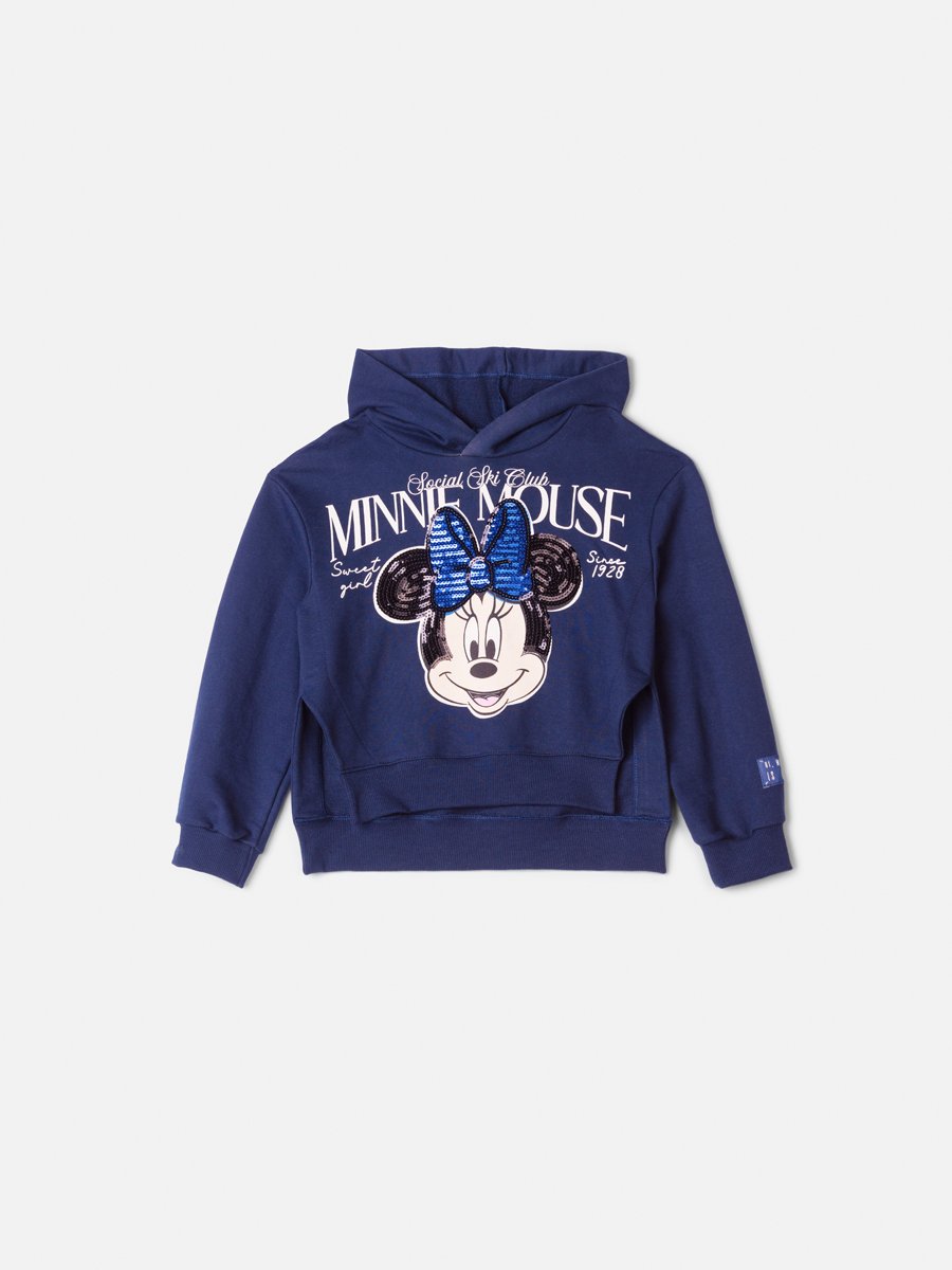 Children's Coat Anime Minnie Sweatshirt with Sequin Embroidery