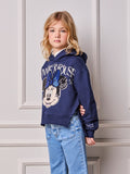 Children's Coat Anime Minnie Sweatshirt with Sequin Embroidery