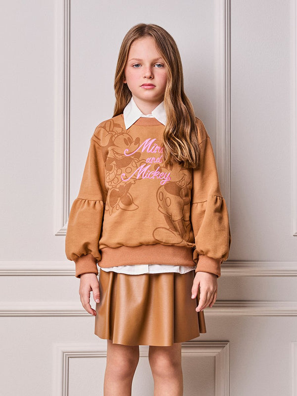 Children's Anime Minnie and Mickey Coat