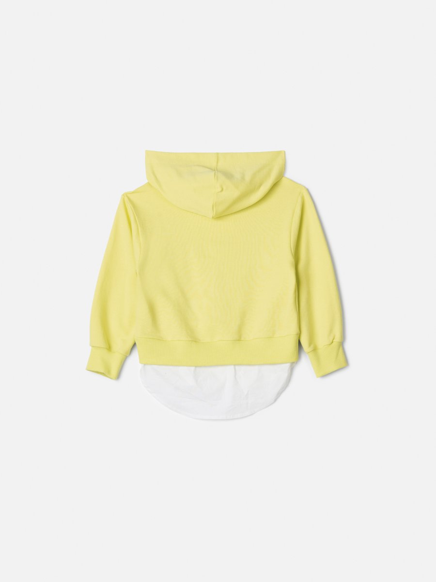 Children's Anime Girl Coat with Hood and Shirt Hem