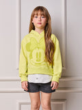 Children's Anime Girl Coat with Hood and Shirt Hem