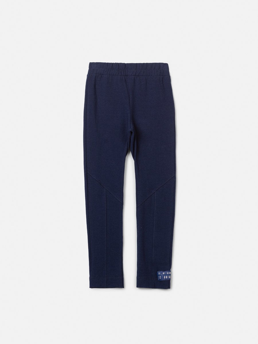 Animê Girls' Pants – Navy Legging with Panel Details