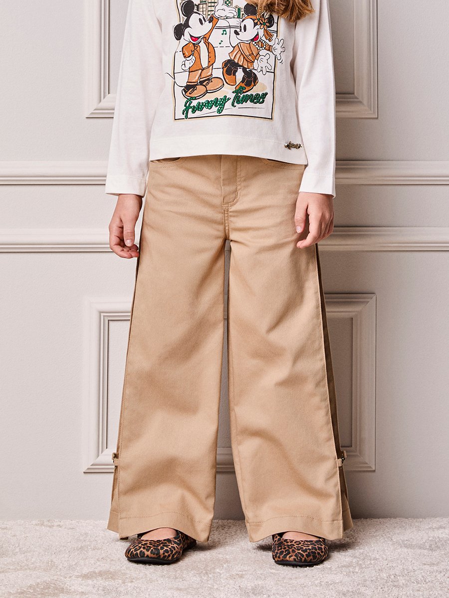 Children's Animé Twill Pants with Trims