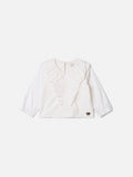 Animê Girls' Top – Oversized Collar with Ruffle