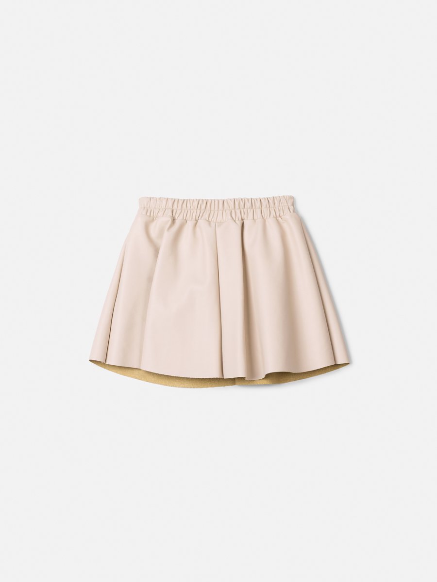 Girls' Anime Faux Leather Skirt with Pendant
