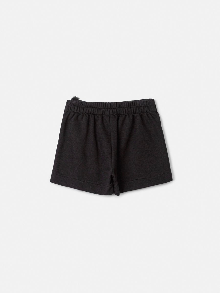 Girls' Anime Shine Tweed Skort with Faux Fur