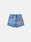 Children's Shorts Girl Animê Minnie Jeans with Pendants