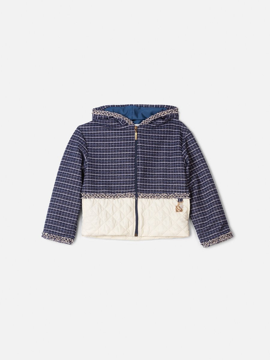Animê Girls' Jacket – Tweed with Quilted and Charm