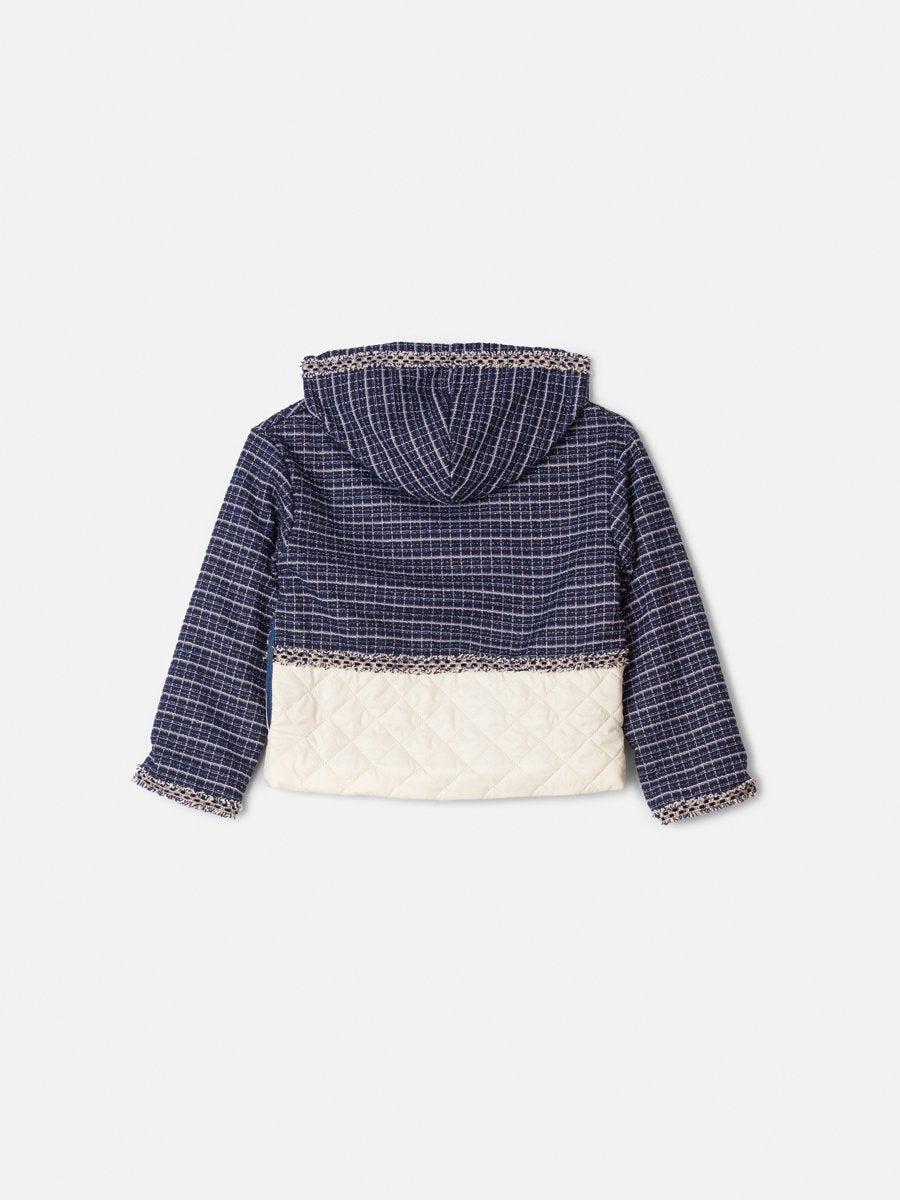 Animê Girls' Jacket – Tweed with Quilted and Charm