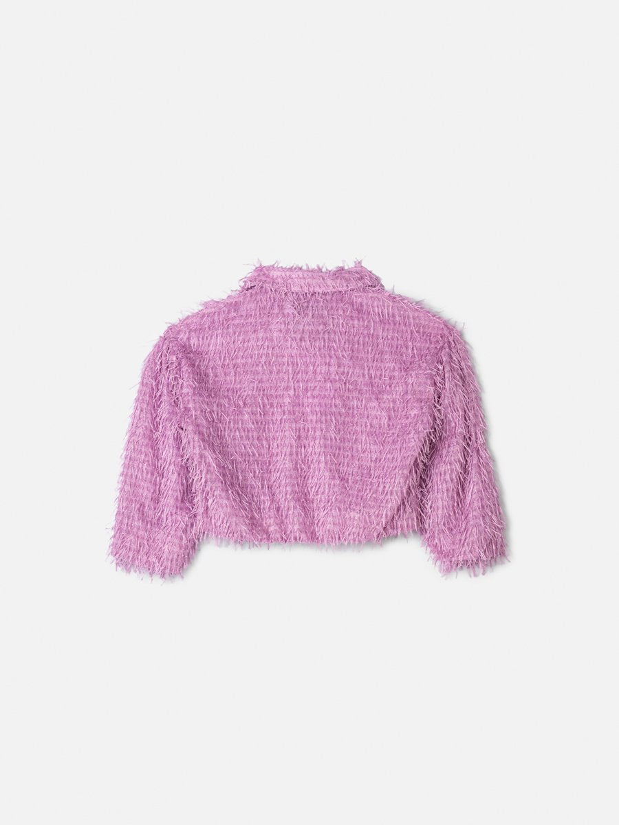 Animê Girls' Jacket – Lilac with Fringe