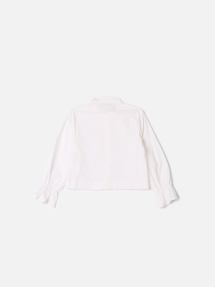 Girls' Anime Shirt with Butterfly Collar