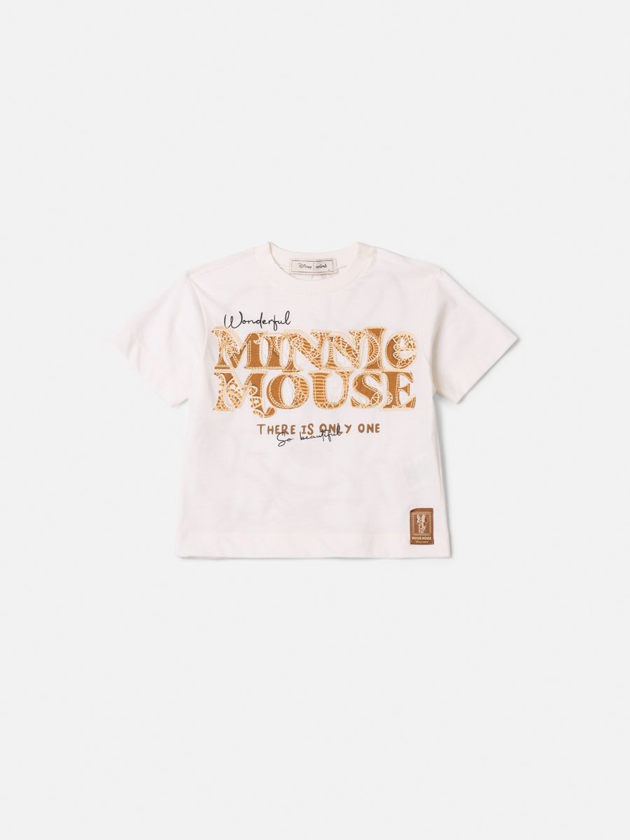 Minnie Embroidered Anime Girl Children's Blouse