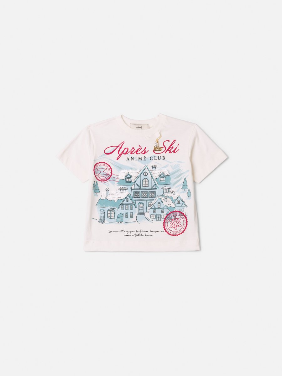Children's Anime Girl Blouse with Sequin Embroidery