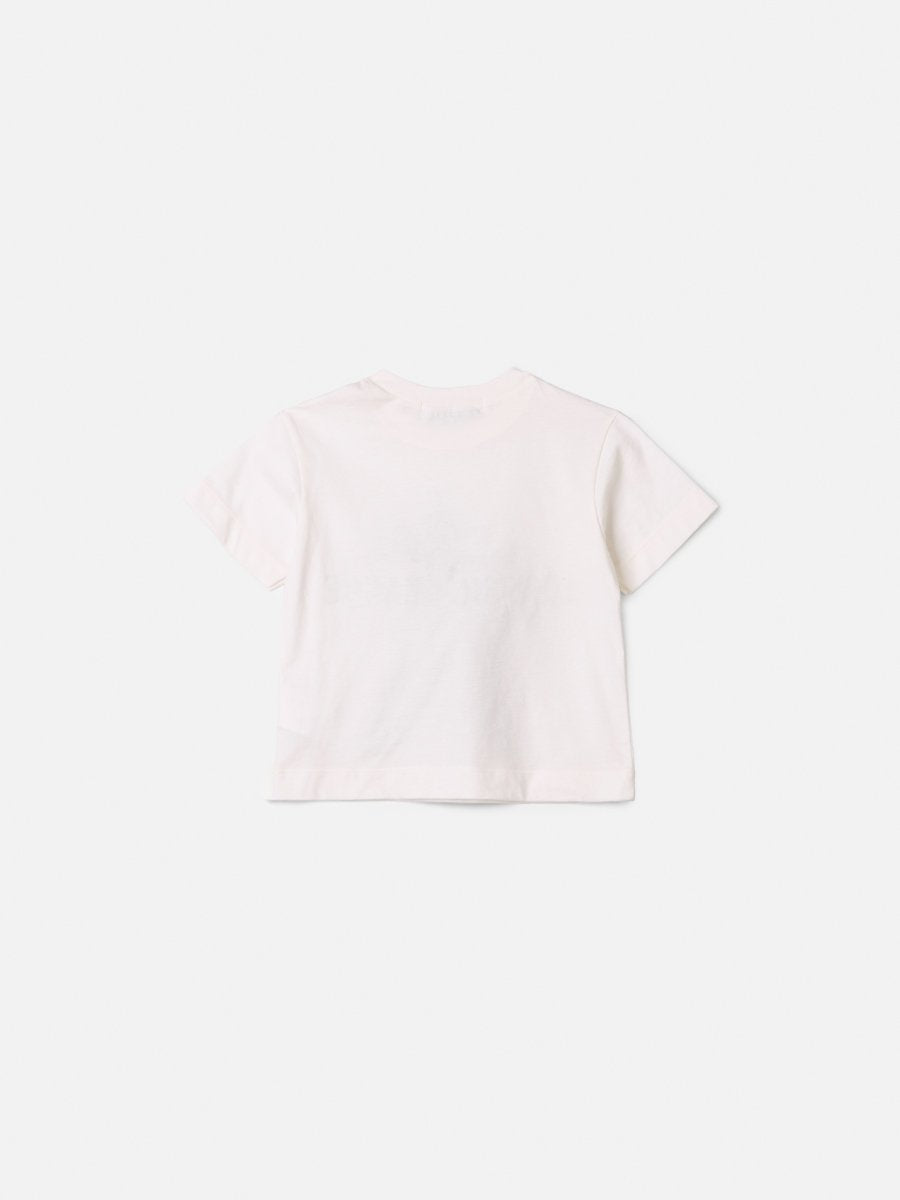 Animê Girls' Top – Lettering with Tulle Bow