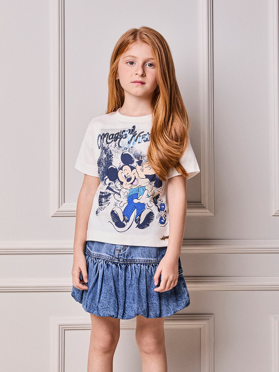 Animê Girls' Top – Minnie & Mickey Magical Winter Top