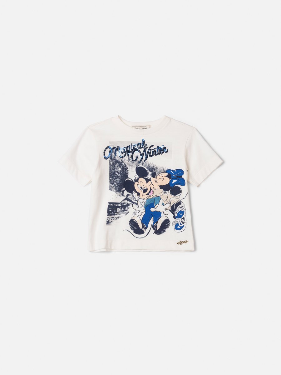 Children's Blouse Girl Anime Minnie and Mickey Magical Winter