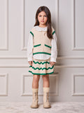 Animê Girls' Set – Knit Honeycomb with Waves