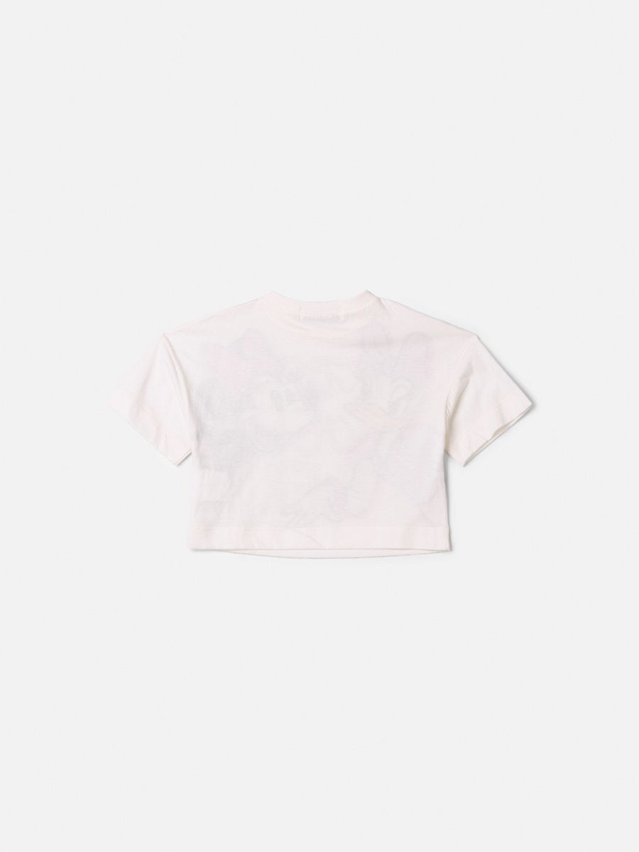 Children's Blouse for Girls Anime Minnie and Daisy with Rhinestone Lettering