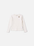 Children's Blouse Anime Girl Long Sleeve Ribbed with Pendant