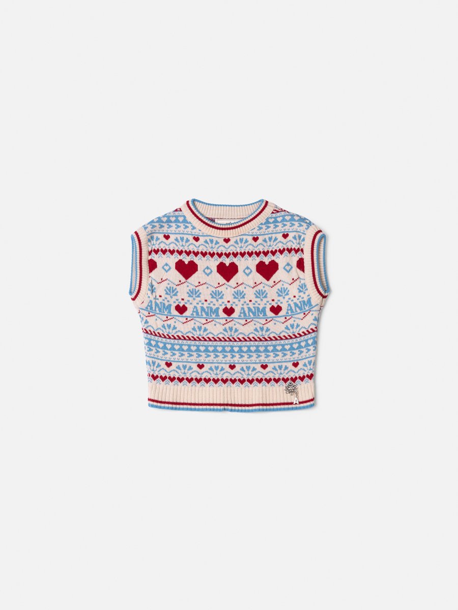 Girls' Anime Knit Vest