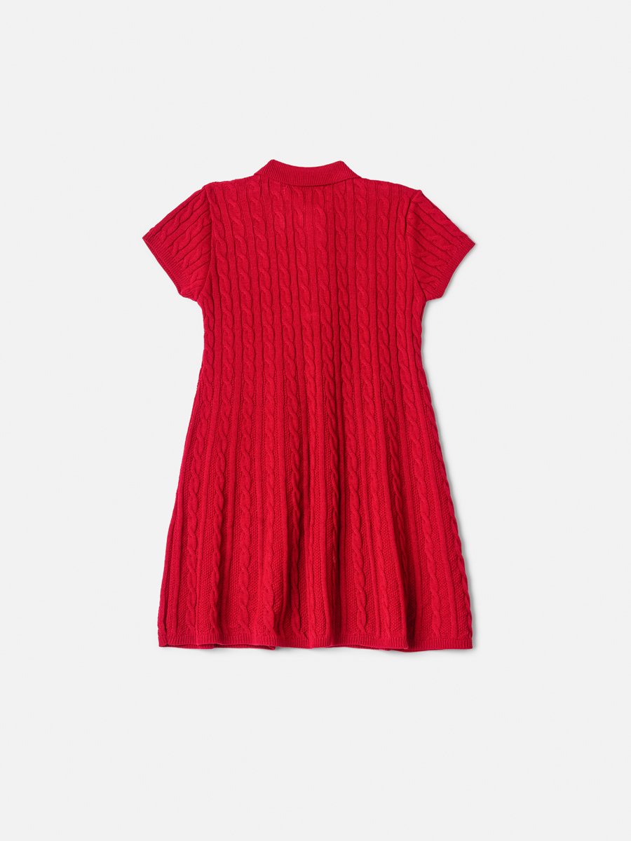 Children's Anime Cherry Knitting Dress