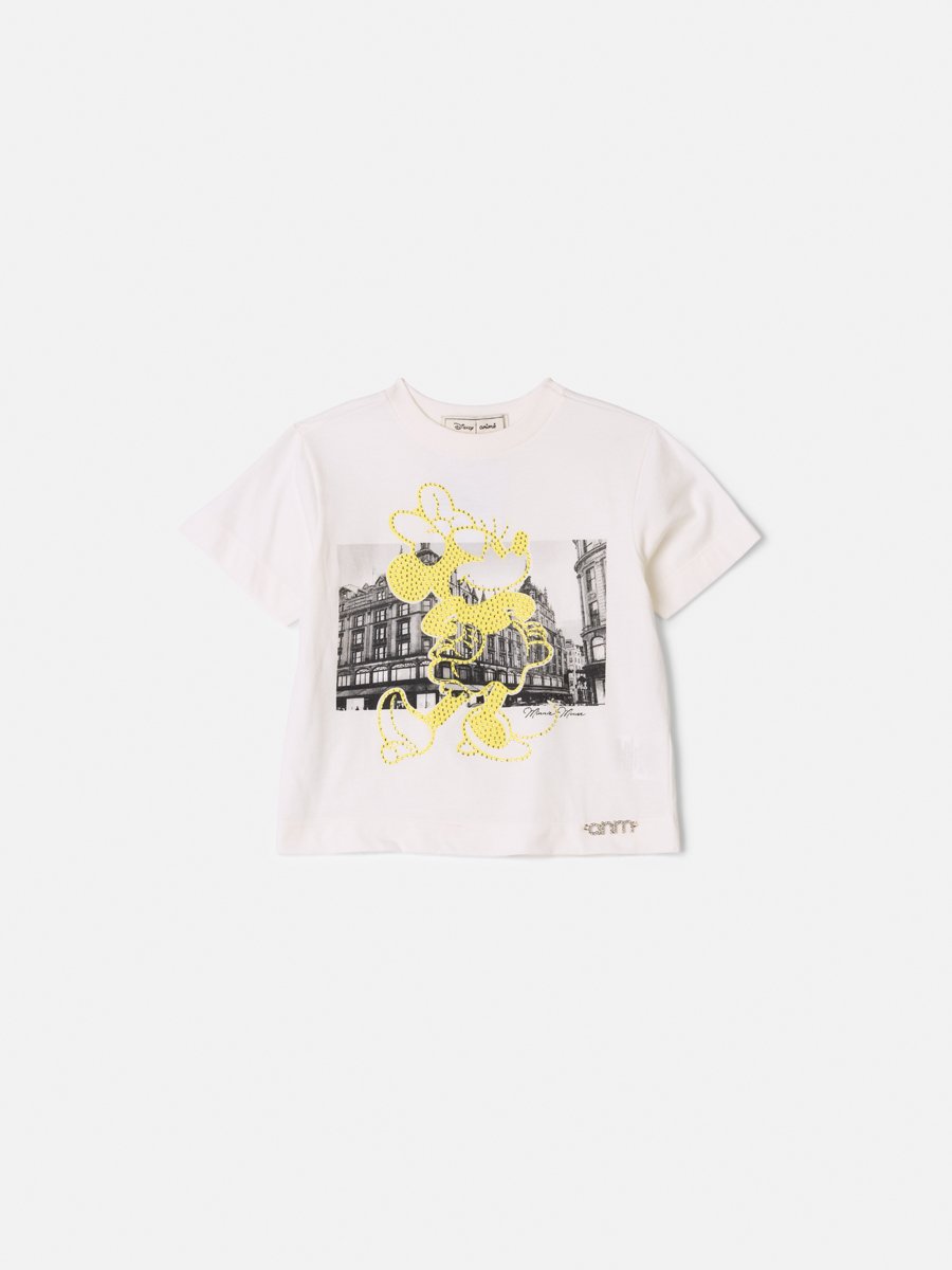 Minnie Anime Girl Children's Blouse with Rhinestones