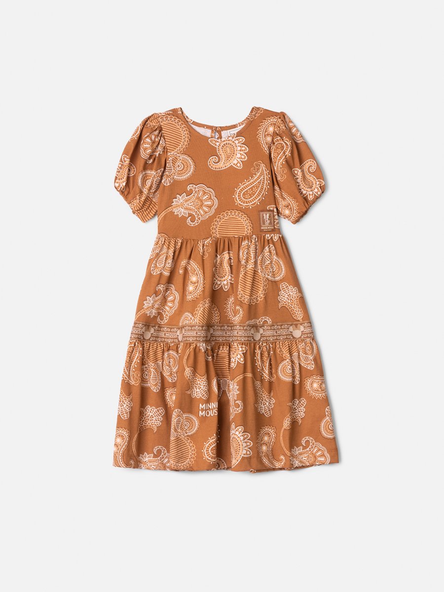 Minnie Anime Paisley Girl Dress