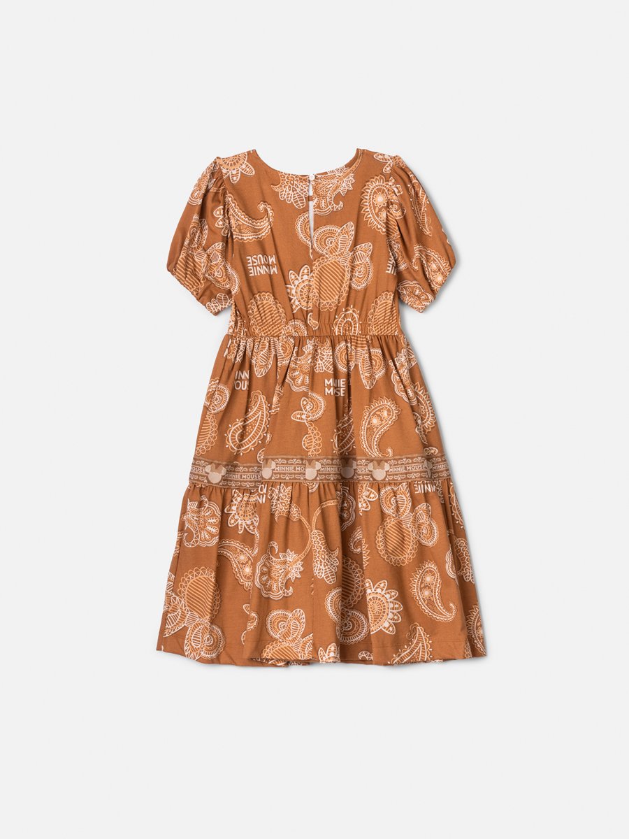 Minnie Anime Paisley Girl Dress